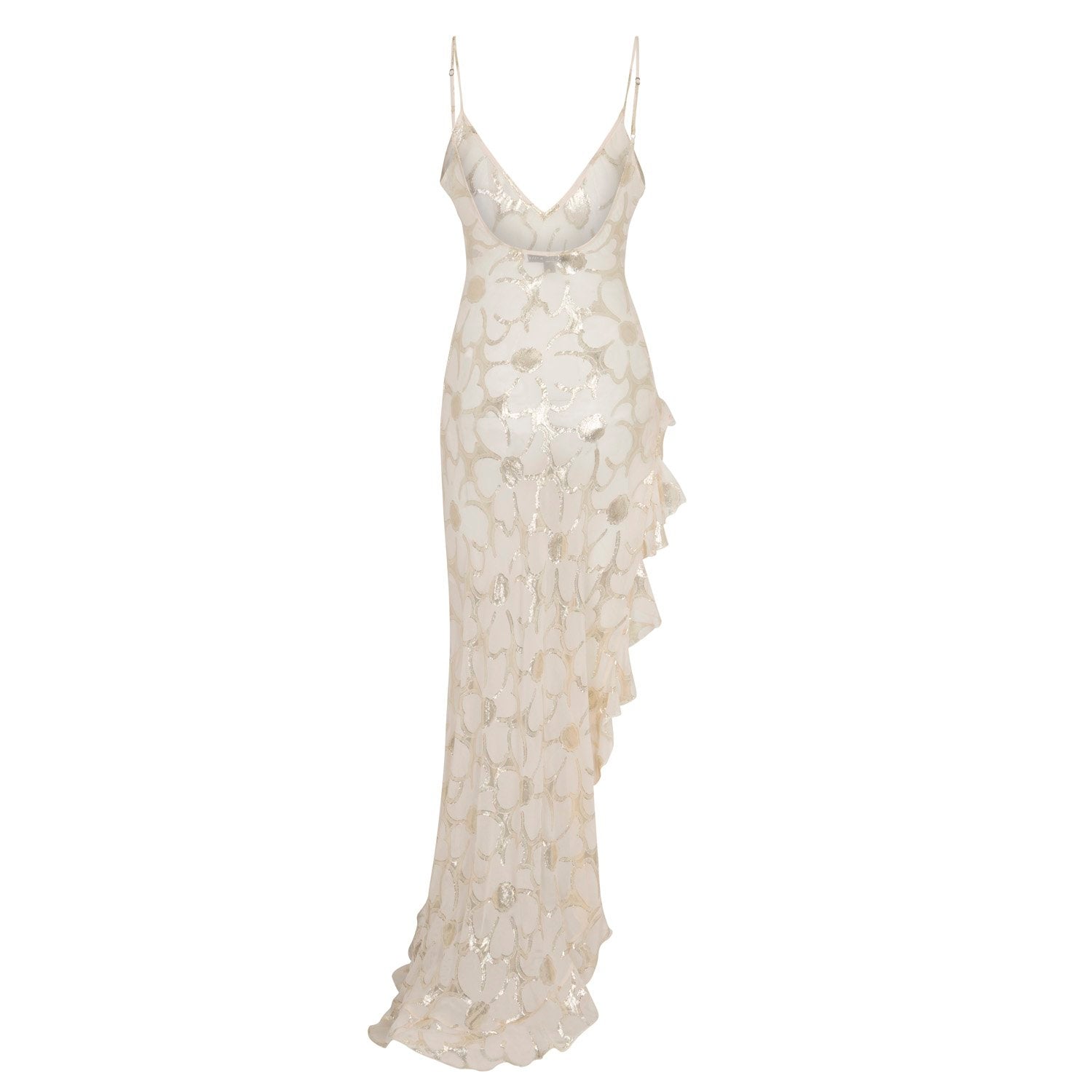 Lara Dress in Ivory – view 2 | Delfi Collective