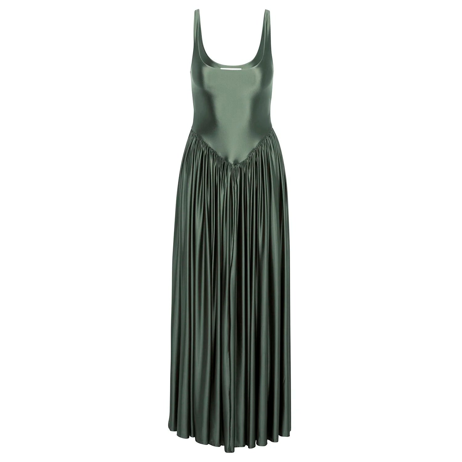 Oriana Dress in Army | Delfi Collective
