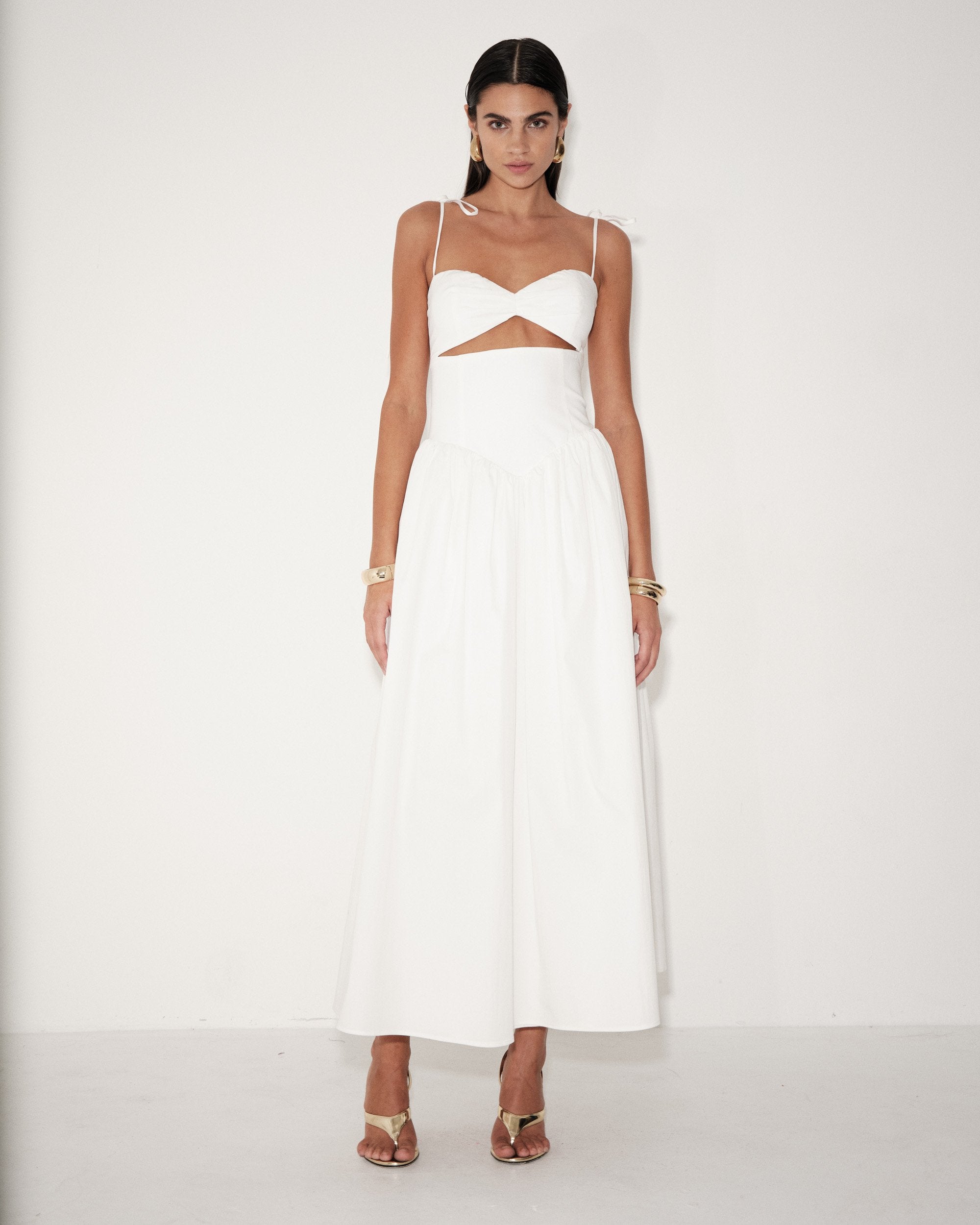 Naomi Dress in White | Delfi Collective