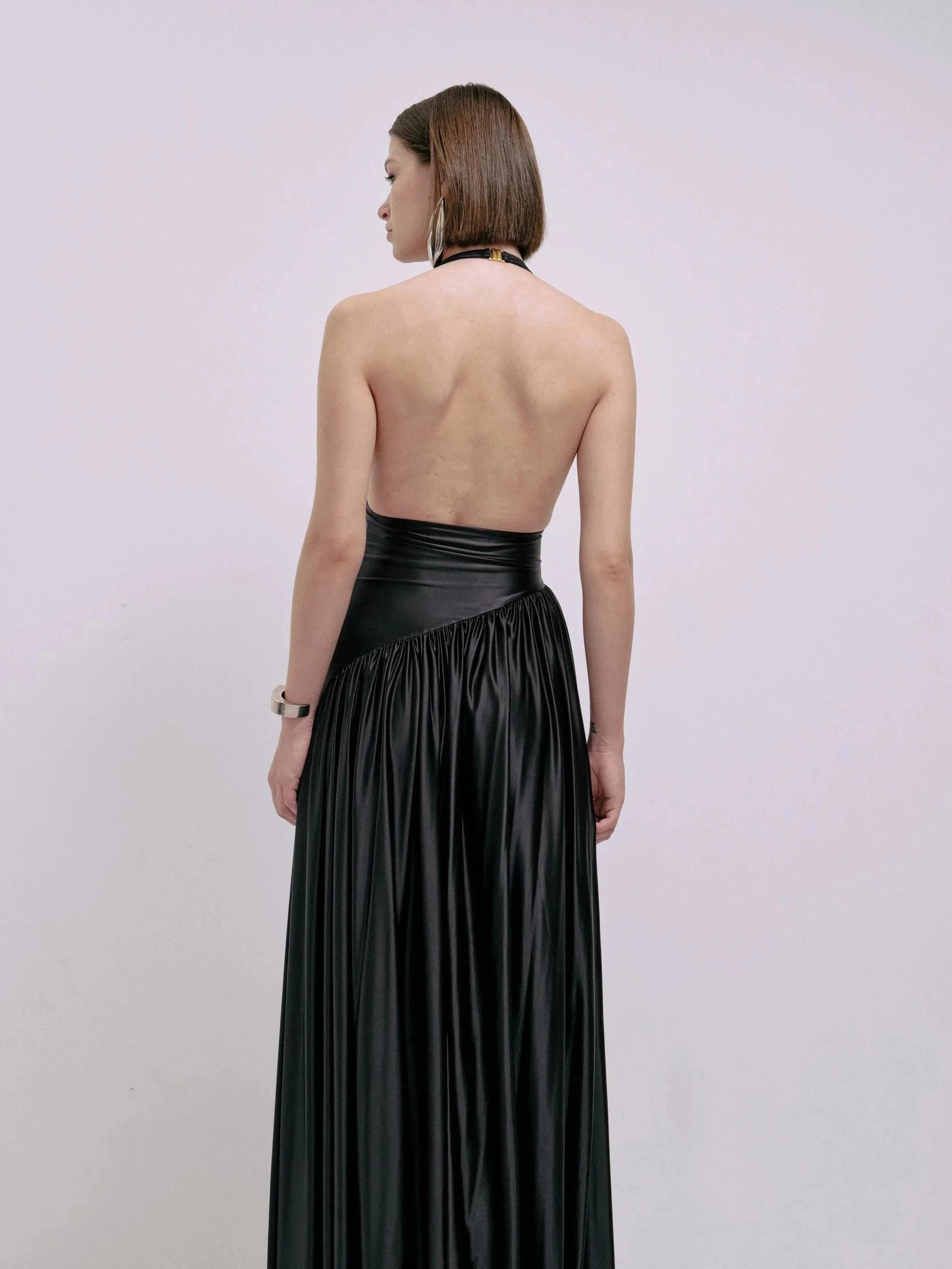 Rae Dress in Black – view 4 | Delfi Collective