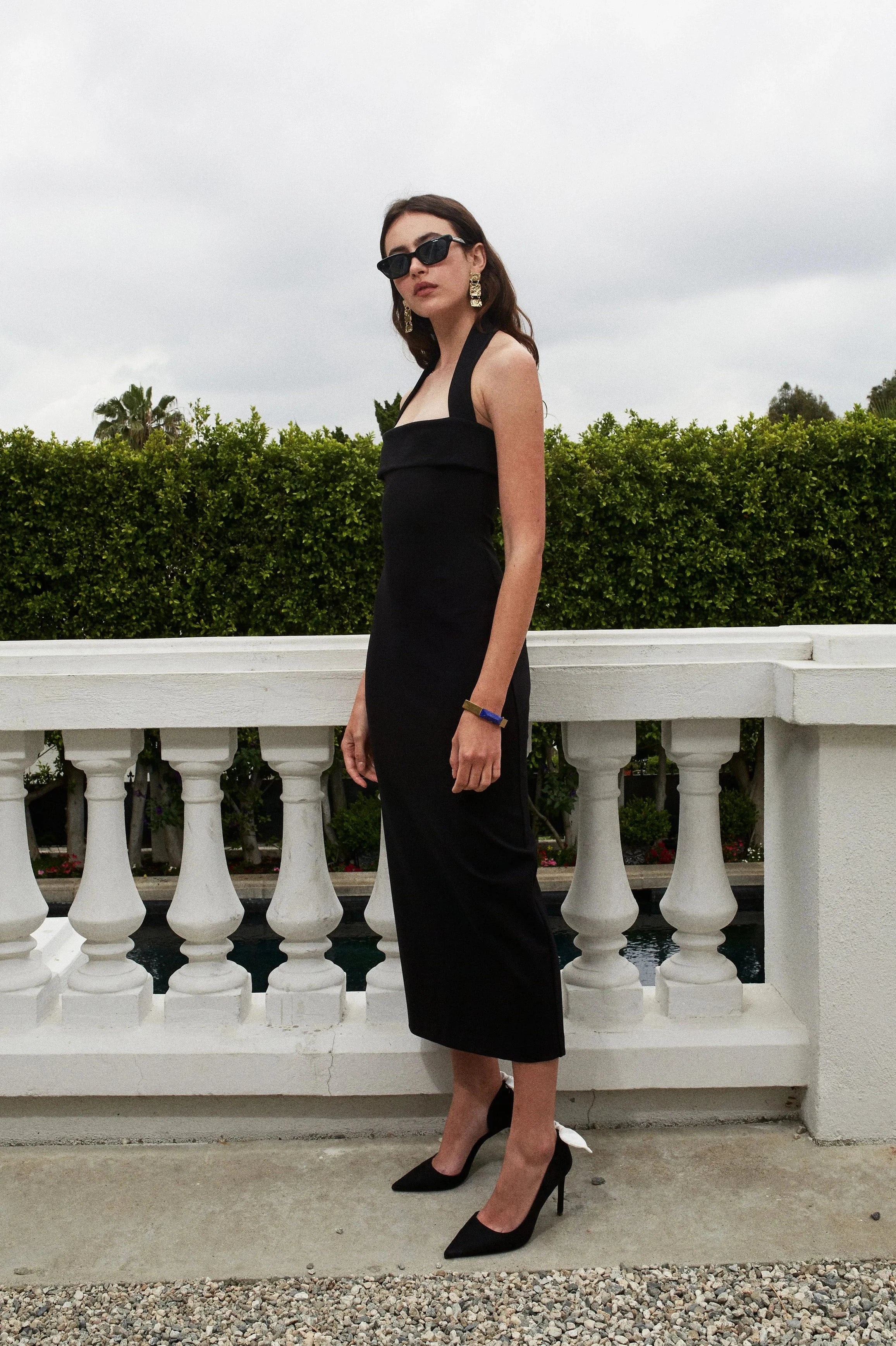 Lory Dress in Black | Delfi Collective