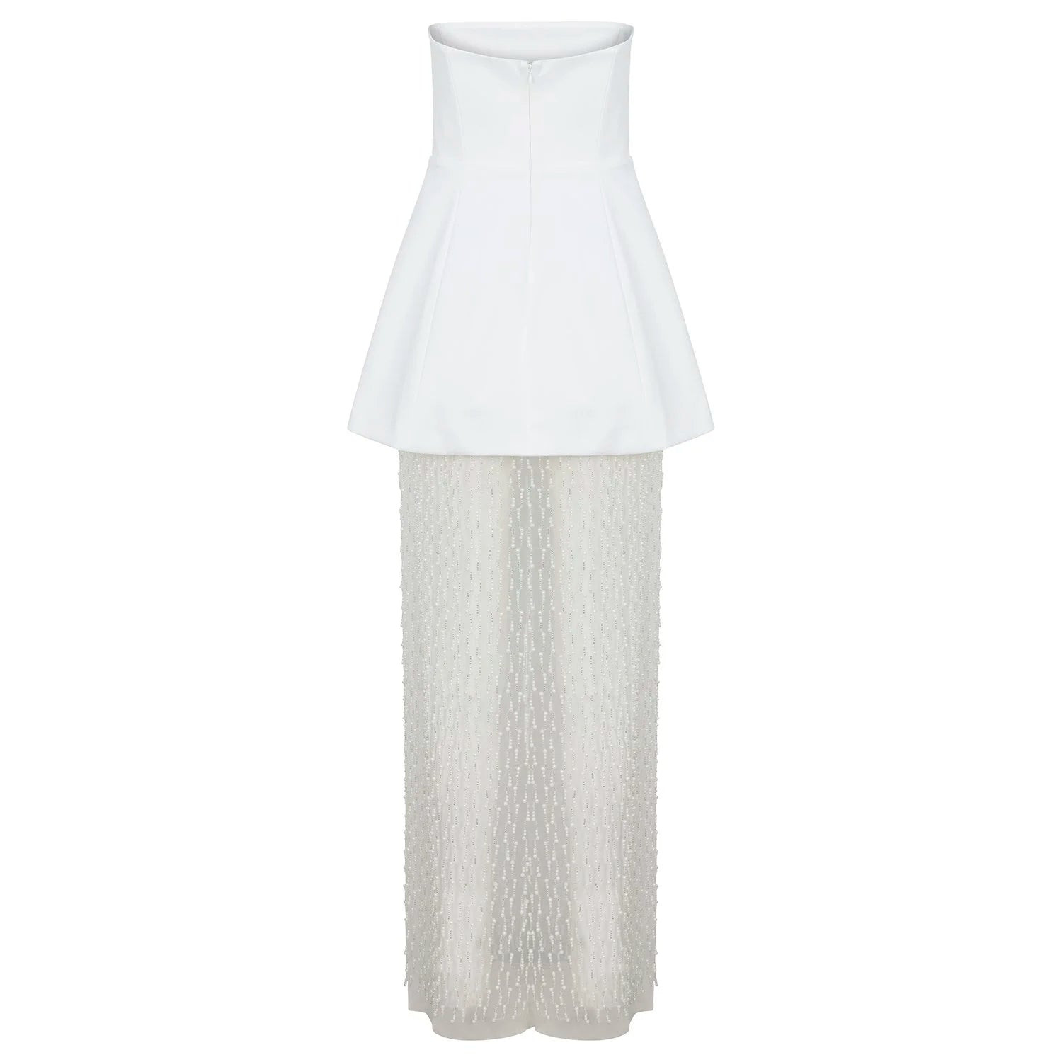 Gemma Dress in Pearl – view 2 | Delfi Collective