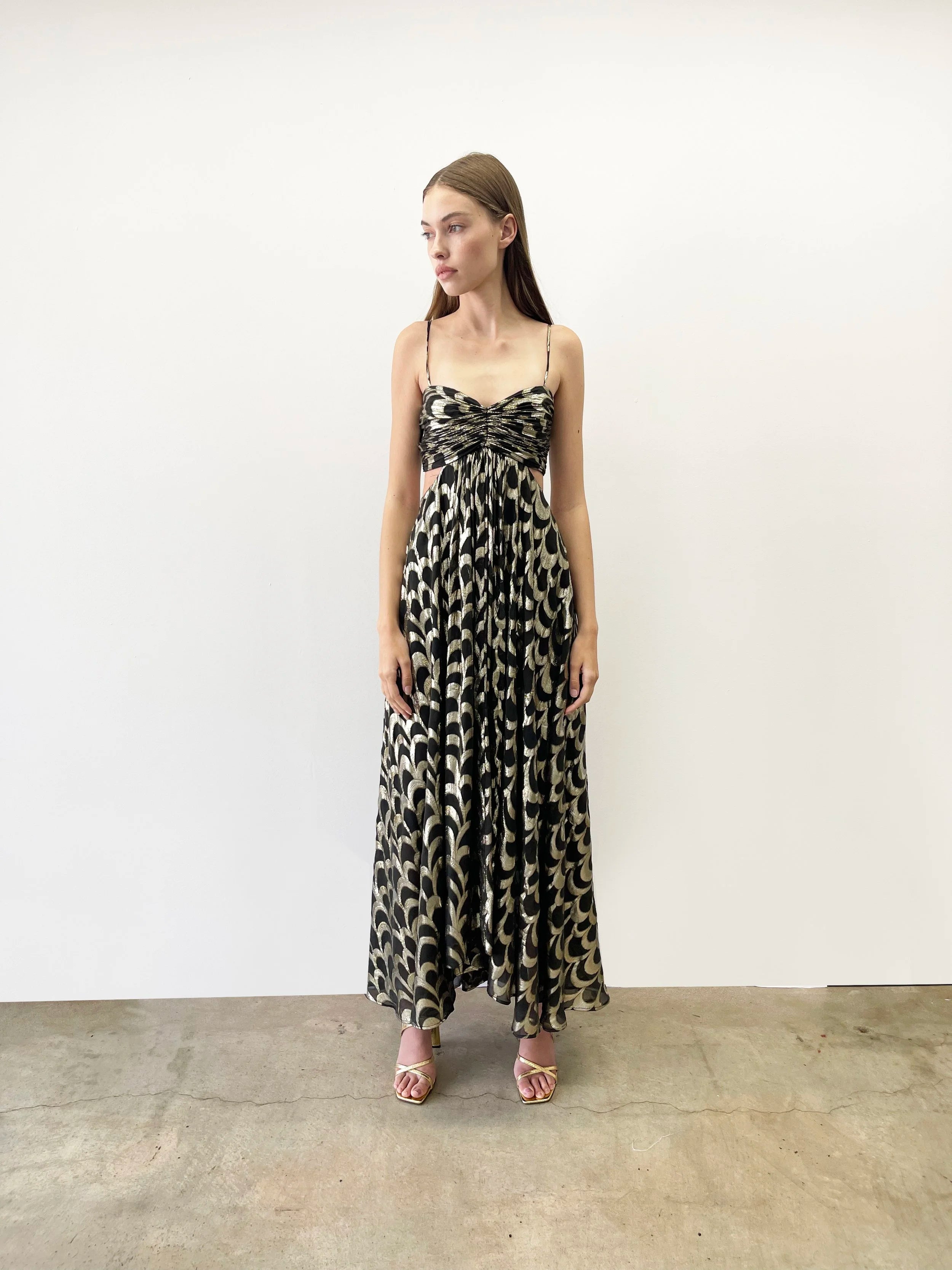 Adele Dress in Black | Delfi Collective