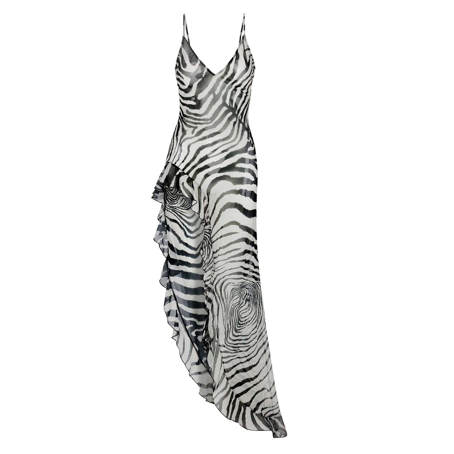 Lara Dress in Zebra | Delfi Collective