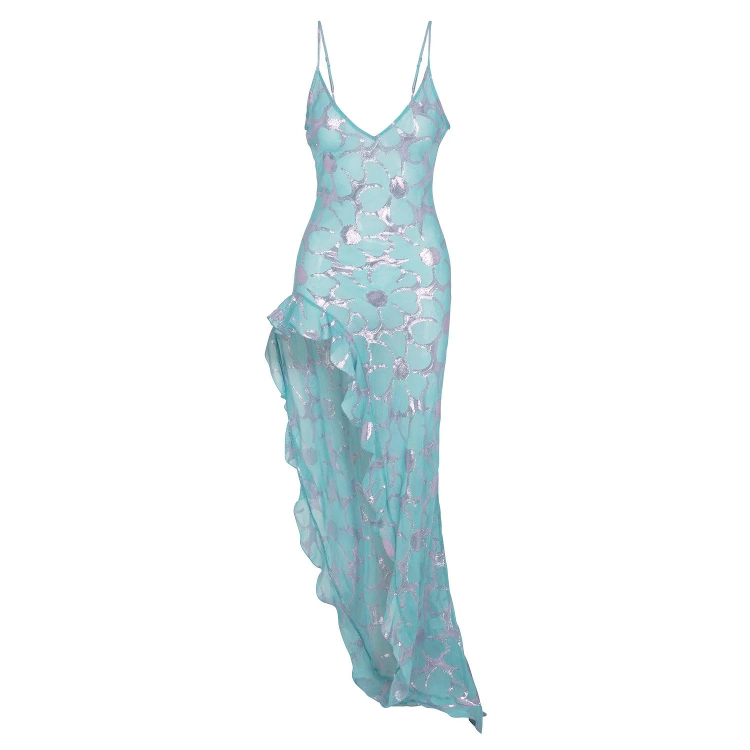 Lara Dress in Aqua | Delfi Collective
