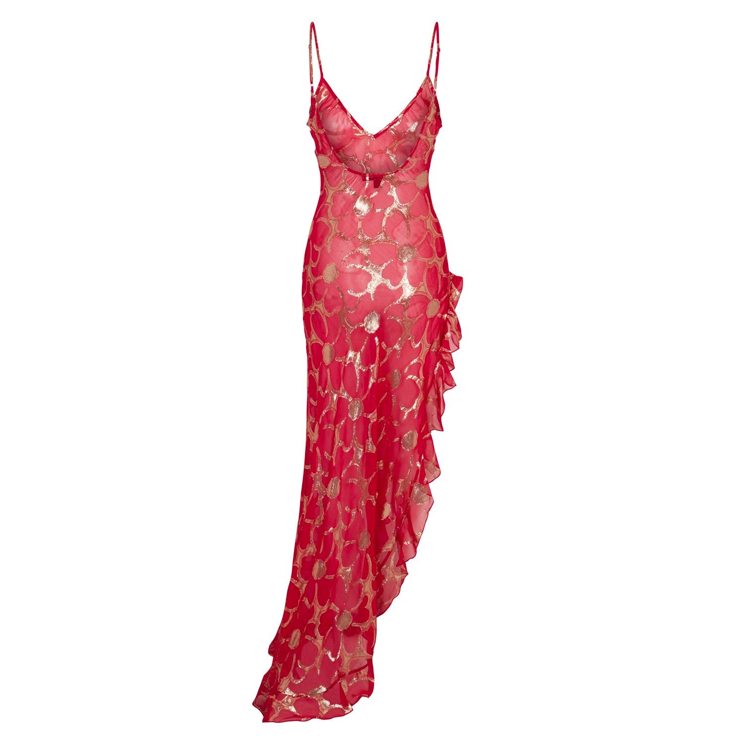 Lara Dress in Red – view 2 | Delfi Collective