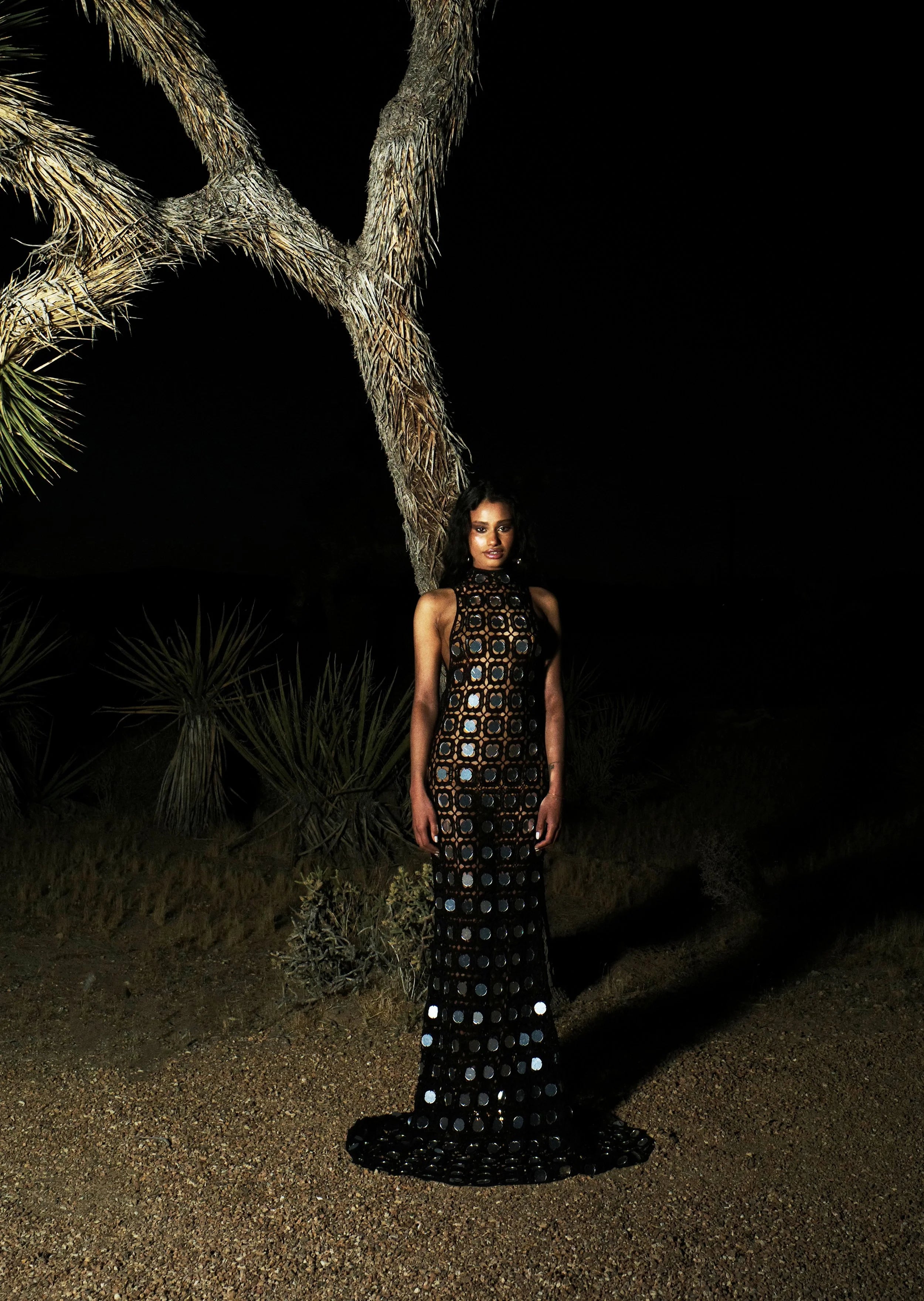 Selene Dress in Midnight | Delfi Collective