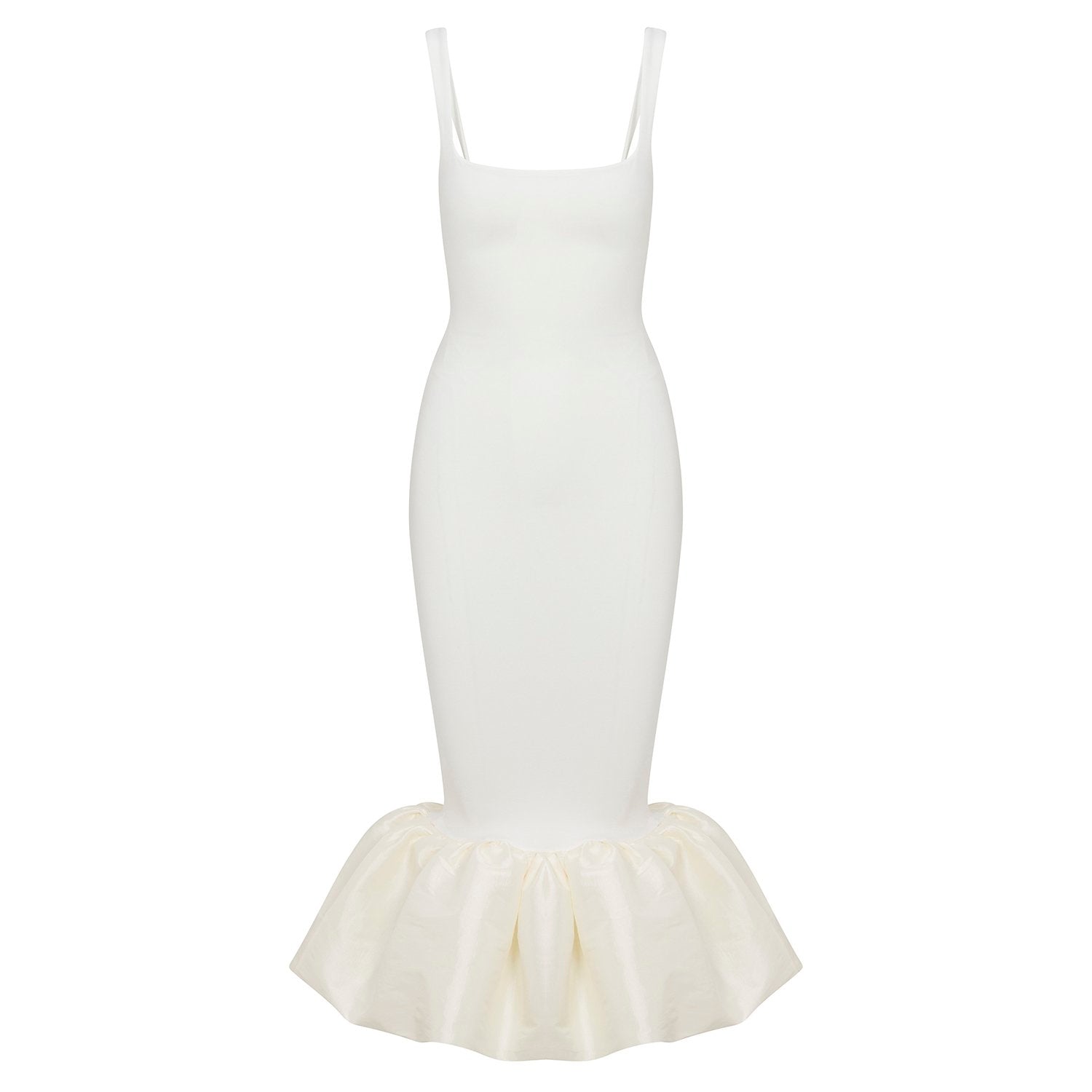 Xena Dress in Ivory – view 4 | Delfi Collective