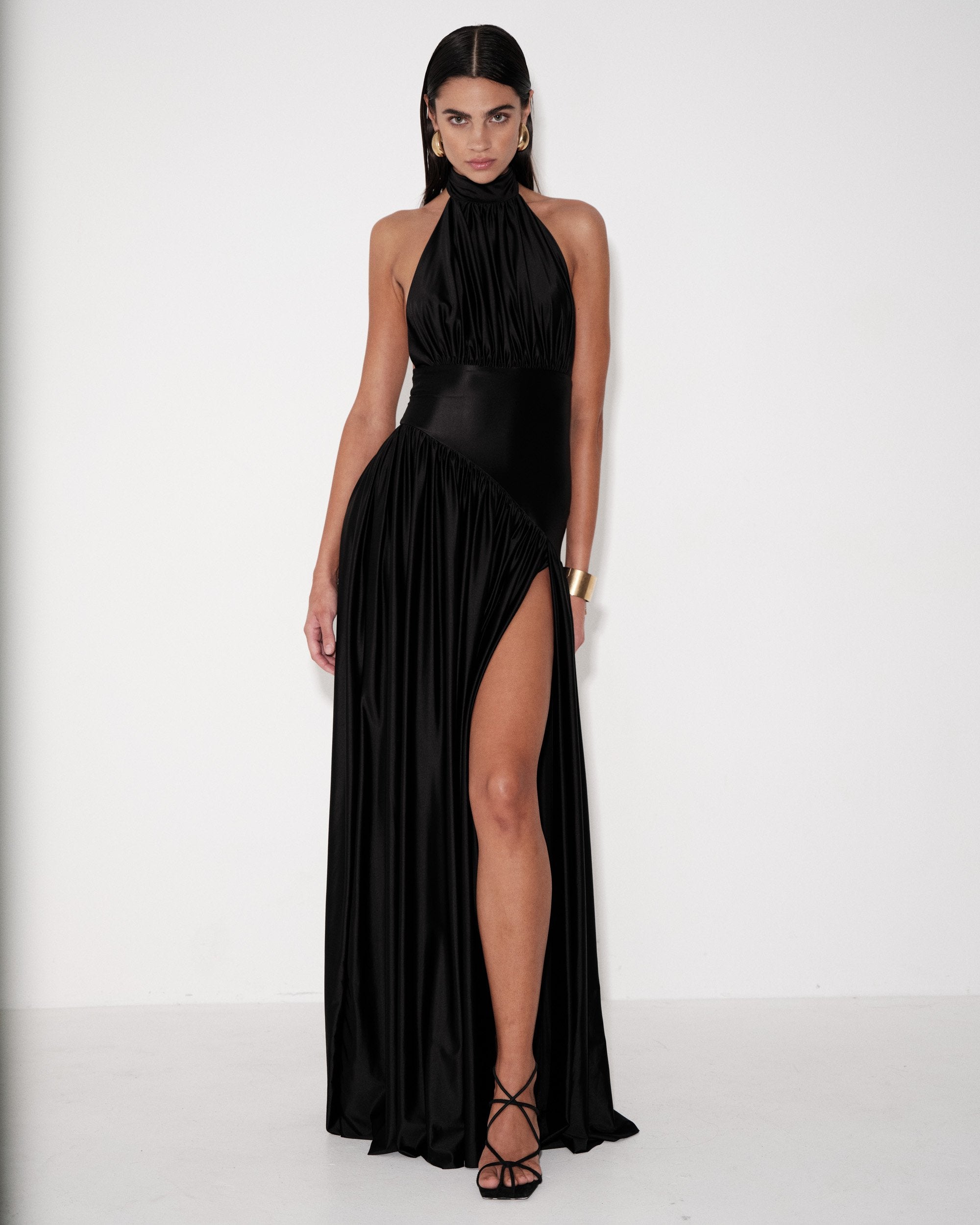 Laurel Dress – Black – view 3 | Delfi Collective