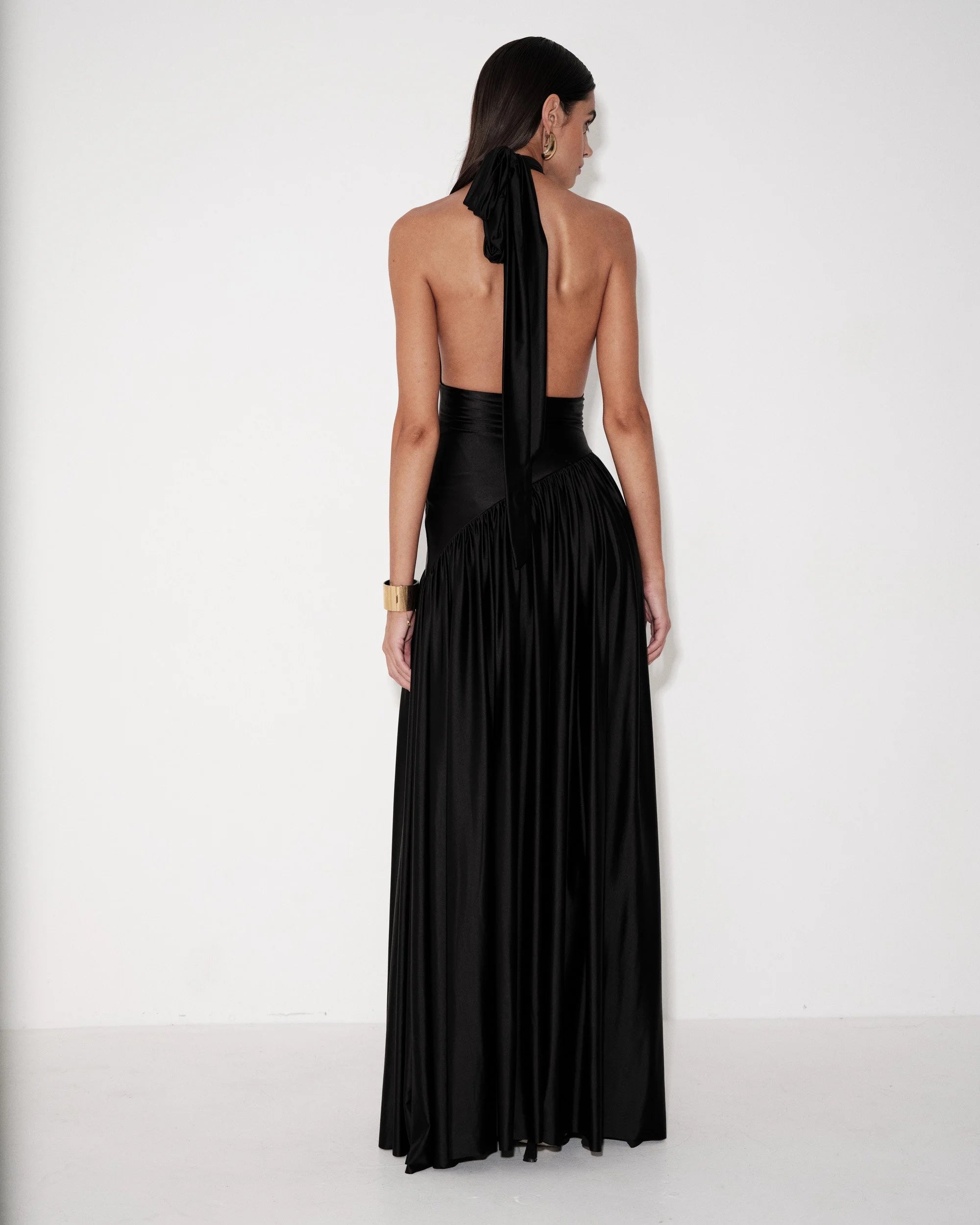 Laurel Dress – Black – view 4 | Delfi Collective